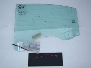 MERCEDES CLS W219 SZYBA BOCZNA W DRZWI TYLNE LEWA