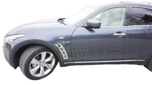 LISTWA DRZWI PRZÓD ŁUK CHROM INFINITI QX70 FX50