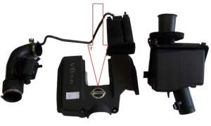 OSŁONA GÓRNA SILNIKA NISSAN TITAN ARMADA