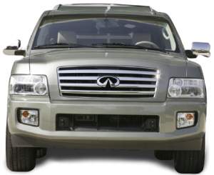 LUSTERKO ZEWNĘTRZNE CHROM LEWE PRAWE INFINITI QX56