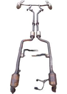 KATALIZATOR PRAWY RURA WYDECHOWA MERCEDES CLS W219