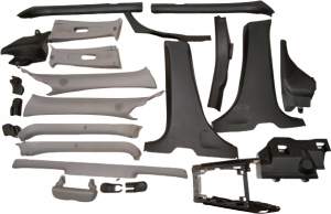 OSŁONA LISTWA WNĘTRZA SŁUPKA FOTELA NISSAN PRIMERA P12 HB