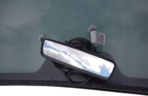 LUSTERKO WSTECZNE WEWNĘTRZNE WIĄZKA NISSAN MICRA K12 24060AX664