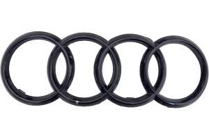 ZNACZEK LOGO EMBLEMAT CZARNY AUDI