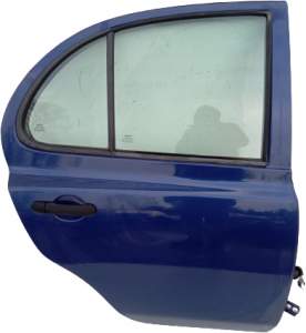 SZYBA BOCZNA DRZWI PRAWY TYŁ NISSAN MICRA K12 5D