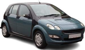 SZYBA DRZWI PRAWY PRZÓD SMART FORFOUR I 454 2004-