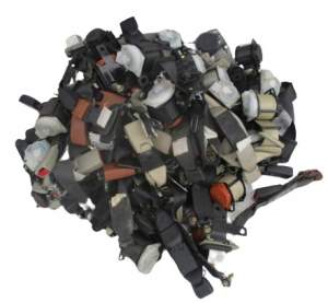 INFINITI FX 35 45 PASY BEZPIECZEŃSTWA TYŁ TYLNE