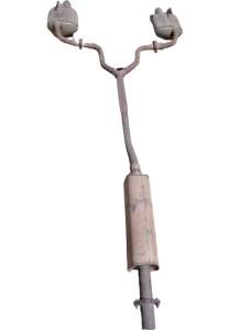 TŁUMIK ŚRODKOWY RURA WYDECHOWA NISSAN ALTIMA L32 IV 07-12 2.5 QR25DE