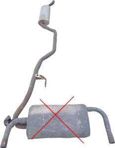 WYDECH TŁUMIK ŚRODKOWY RURA WYDECHOWA NISSAN MURANO Z50 3.5