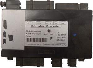 MODUŁ FOTELA A2118704926 MERCEDES R W251 ML W164 E W211