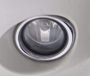 RAMKA HALOGENU CHROM PRAWA LEWA INFINITI Q70 M30d M35 M37 M56