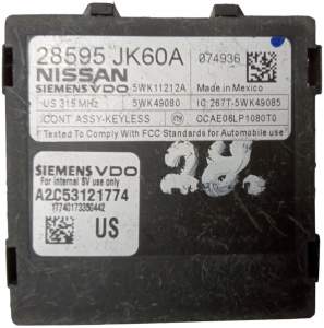 MODUŁ STEROWNIK KEYLESS INFINITI G37 28595JK60A