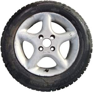 FELGA ALUMINIOWA BORBET 14" OPONA ZIMOWA PLATIN 165/70 R14