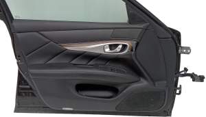 BOCZEK TAPICERKA DRZWI LEWA PRZÓD INFINITI Q70 M30d M35 M37 M56 UK
