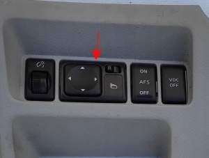 PRZYCISK PRZEŁĄCZNIK REGULACJI LUSTEREK INFINITI M35 M45