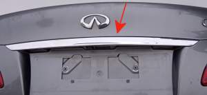 LISTWA GÓRNA CHROM KLAPY INFINITI Q70 M30d M35 M37 M56 PRZED LIFT