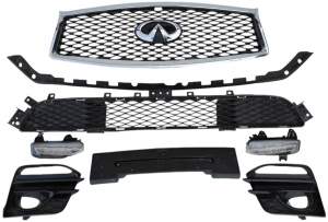 KRATKA RAMKA HALOGENU PRAWA LEWA PRZÓD INFINITI Q50