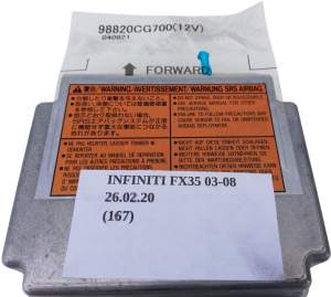 MODUŁ PODUSZEK AIRBAG INFINITI FX35 FX45 98820CG700