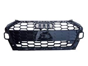 KRATKA GRILL ATRAPA ZDERZAKA PRZÓD AUDI A4 B9 S-LINE 19-