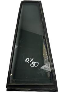 SZYBA MAŁA DRZWI LEWA TYŁ TRÓJKĄT INFINITI QX56 QX80 Z62