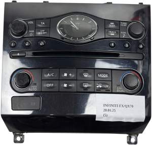 PANEL KLIMATYZACJI RADIA ODTWARZACZA INFINITI QX70 FX30d FX35 FX37 FX50