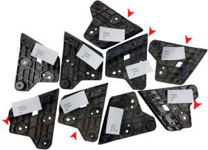 ŚLIZG UCHWYT MOCOWANIE LAMPY LEWE PRZÓD INFINITI Q70 M30d M35 M37 M56