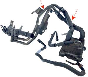 RURKA PRZEWÓD WĄŻ WODY CHŁODNICZKI NISSAN MURANO Z50 3.5