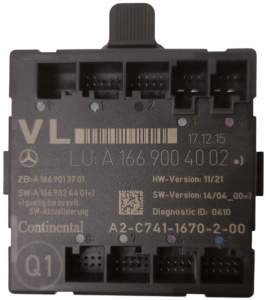 MODUŁ STEROWNIK DRZWI LEWY PRZÓD INFINITI Q30 QX30 A1669004002