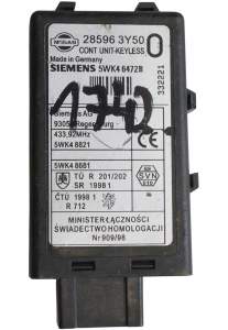 STEROWNIK MODUŁ ZAMKA CENTRALNEGO NISSAN 350Z X-TRAIL 285963Y50