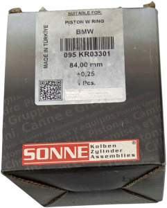TŁOK PIERŚCIENIE 84 25 mm BMW X5 E70 M50 DN57 D30 3.0 DIESEL