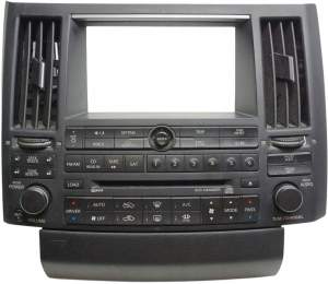 PANEL KLIMATYZACJI NAWIGACJI RADIA KRATKI NAWIEWU INFINITI FX35 FX45 03-05