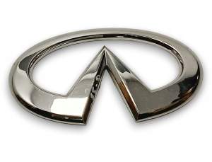 EMBLEMAT LOGO NA KLAPĘ BAGAŻNIKA ZNACZEK INFINITI G35 COUPE 2003-2007