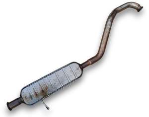 TŁUMIK ŚRODKOWY RURA WYDECHOWA RENAULT VEL SATIS 3.0 DCI