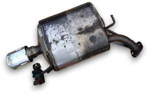 WYDECH TŁUMIK KOŃCOWY LEWY INFINITI Q70 M37 201001MA1A