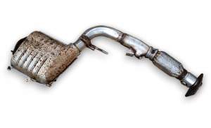 RURA WYDECH KATALIZATOR DPF TŁUMIK ŚRODKOWY INFINITI Q50 2.2d 166804HK0A