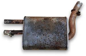 WYDECH TŁUMIK KOŃCOWY LEWY NISSAN MAXIMA A34 VI 201007Y010