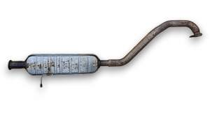 RURA WYDECHOWA TŁUMIK ŚRODKOWY RENAULT VEL SATIS 3.0 DCI