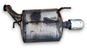 WYDECH TŁUMIK KOŃCOWY LEWY INFINITI Q70 M35h HYBRYDA 201001ME1A