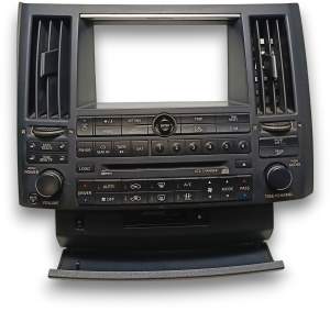 PANEL RADIA ODTWARZACZA CD KLIMATYZACJI NAWIGACJI INFINITI FX35 FX45 03-05