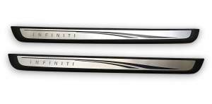 LISTWA CHROM NAKŁADKA PROGU PRZÓD PRZEDNIA INFINITI Q30 QX30 769B05DA0A