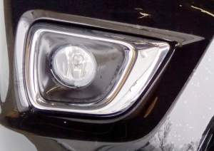 RAMKA HALOGENU PRAWA CHROM NISSAN NAVARA D23