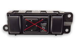 PANEL RAMKA PRZEŁĄCZNIKA REGULACJI LUSTEREK NISSAN JUKE F15 LIFT 681RUBV90A