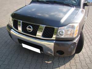 NISSAN TITAN 04-09 ZDERZAK MASKA WZMOCNIENIE LAMPA