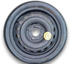 KOŁO DOJAZDOWE OPONA BRIDGESTONE T125/70D14 R14 93M NISSAN MICRA K12