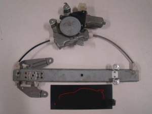 MECHANIZM OPUSZCZANIA SZYBY L NISSAN XTRAIL T31