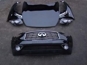 INFINITI QX70 FX30D FX37 FX50 MASKA ZDERZAK LIFT