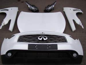 INFINITI FX35 FX30D FX37 FX50 MASKA ZDERZAK LAMPA